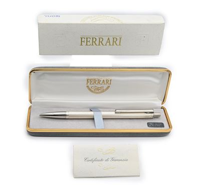 Ferrari - Penna a Sfera in Argento 925/000