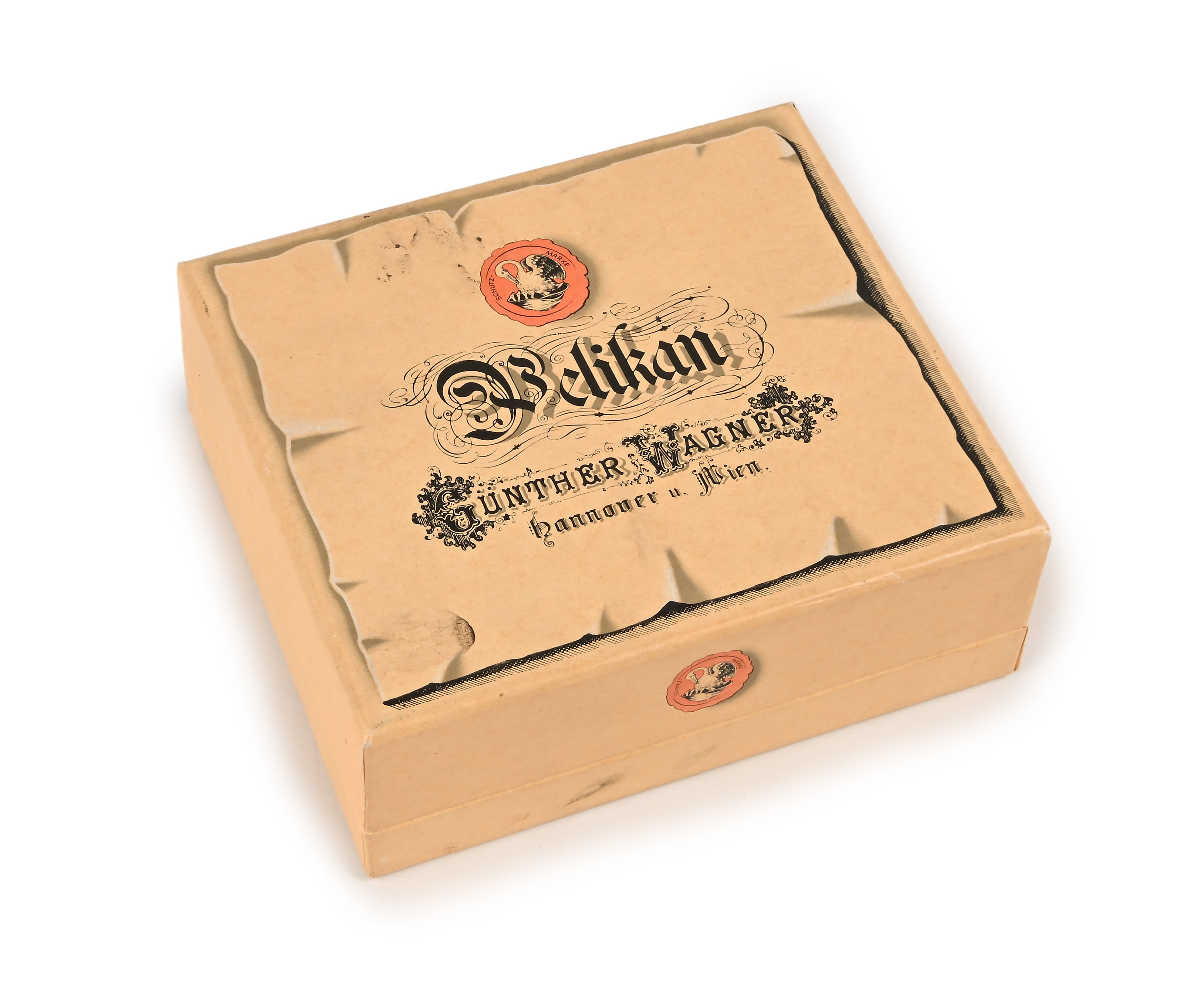 Pelikan M 150/481 Gunther Wagner - Penna stilografica in vernice nera con particolari dorati