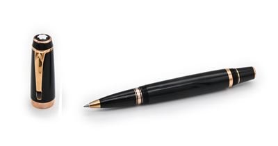 Montblanc Boheme 38625 Special Edition - Roller in Resina Nera con Finiture in Metallo Dorato in ...