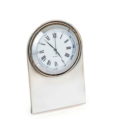 Giuseppe Silva, Piccolo orologio da tavolo al quarzo in argento 925/000