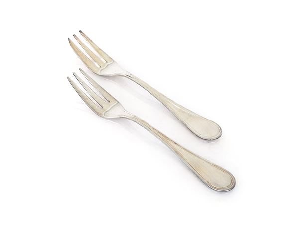 Coppia di forchette da dolce