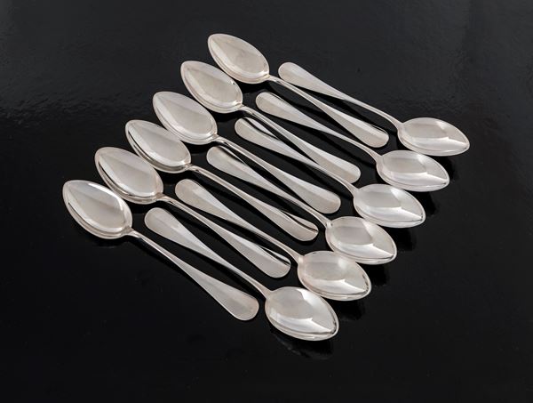 Dodici cucchiaini da tè stile "spagnolo"