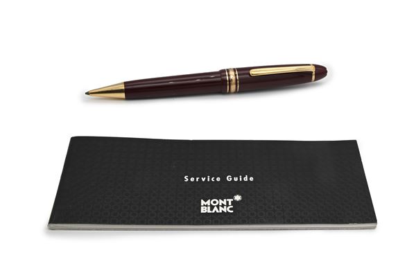 Montblanc Meisterstuck 161 Le Grand - Penna a sfera in vernice bordeaux e particolari dorati