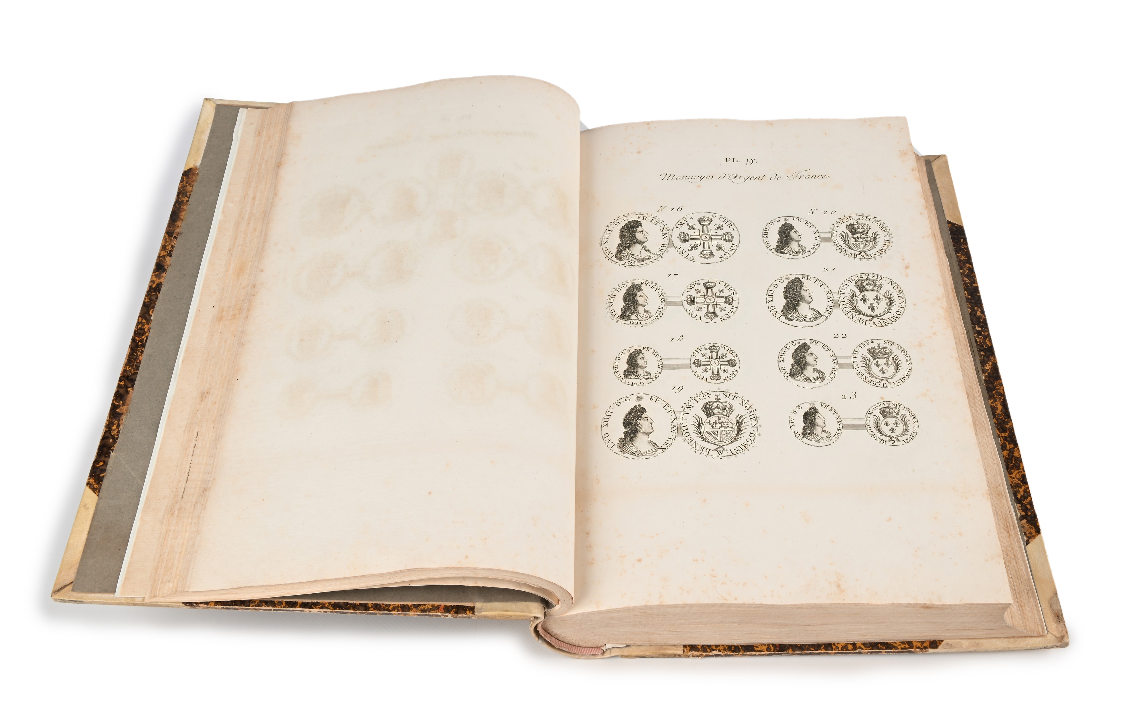 Pierre-Frédéric Bonneville, Traité des monnaies d’or et d’argent… (peso, titolo e valore reale de...