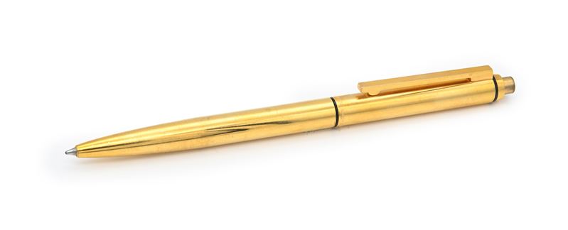 Pelikan - Penna a Sfera in Metallo Placcato in Oro Giallo 18 Kt