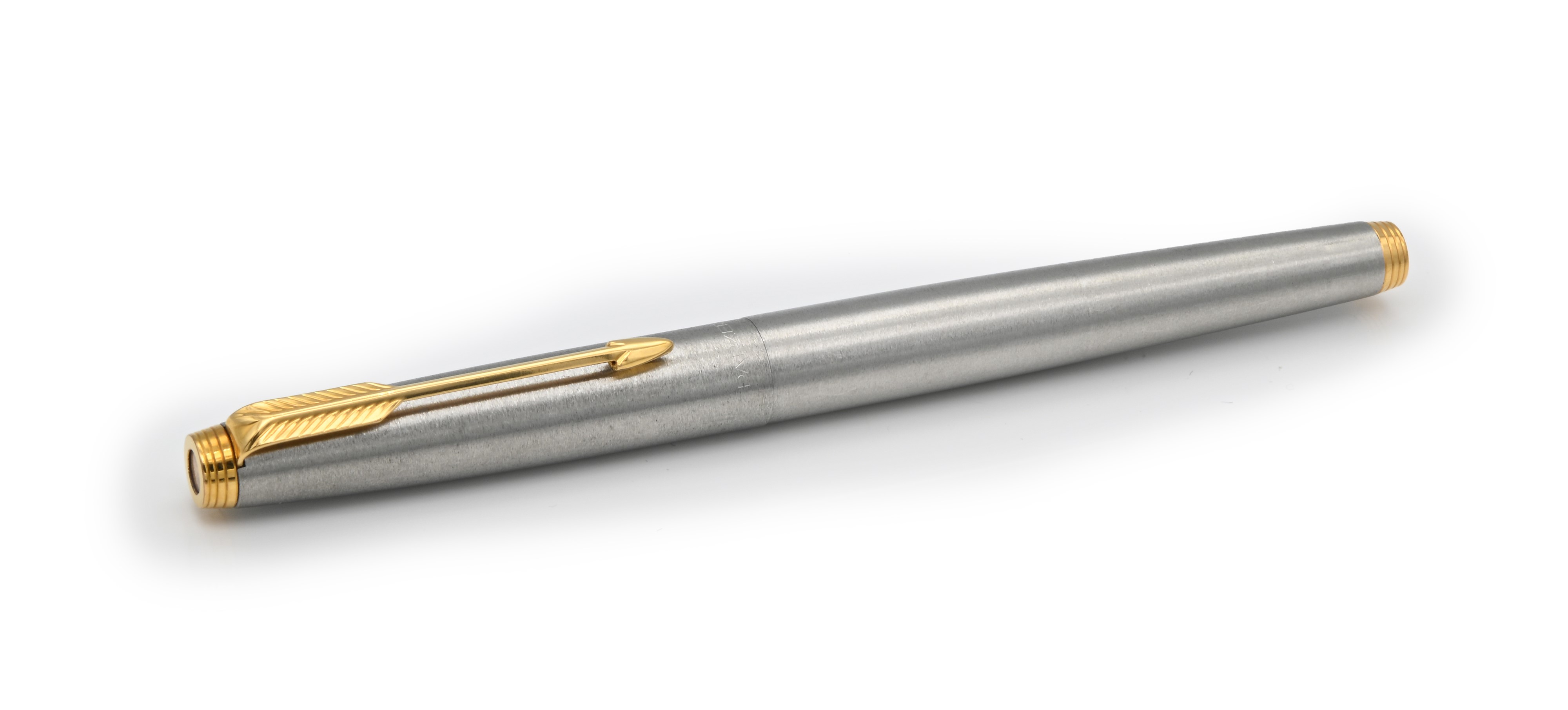 Parker 75 - Penna Stilografica in Metallo Satinato con Particolari Dorati