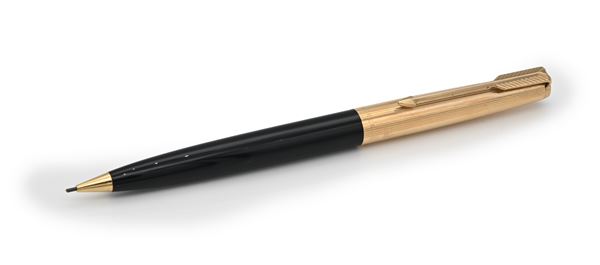 Parker 61 - Portamine in vernice nera e metallo placcato in oro giallo 12 Kt