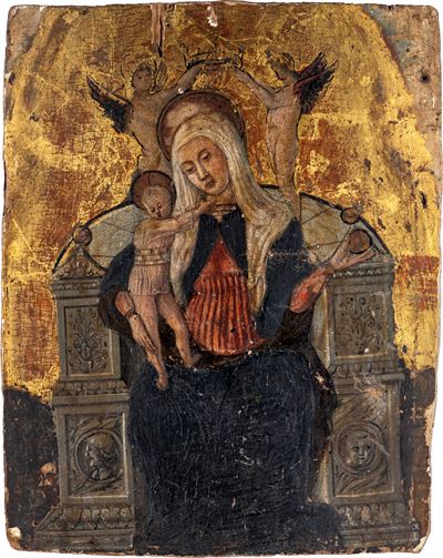 Madonna in Trono con il Bambino e Angeli