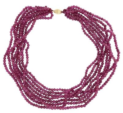 Otto Fili di Tormaline Rosa