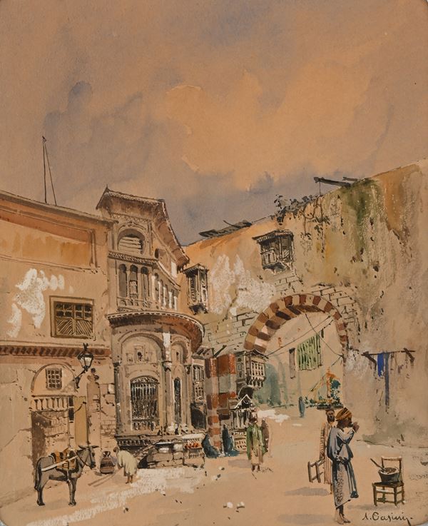 Alberto Pasini - Veduta di Istanbul