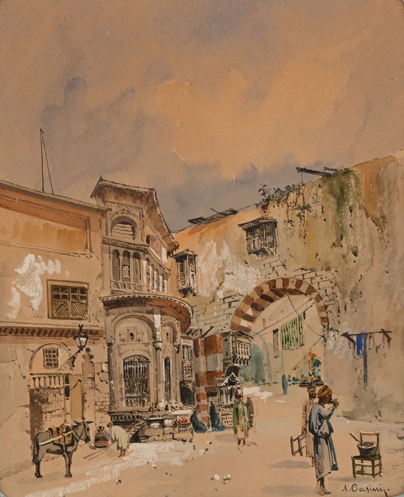Alberto Pasini - Veduta di Istanbul