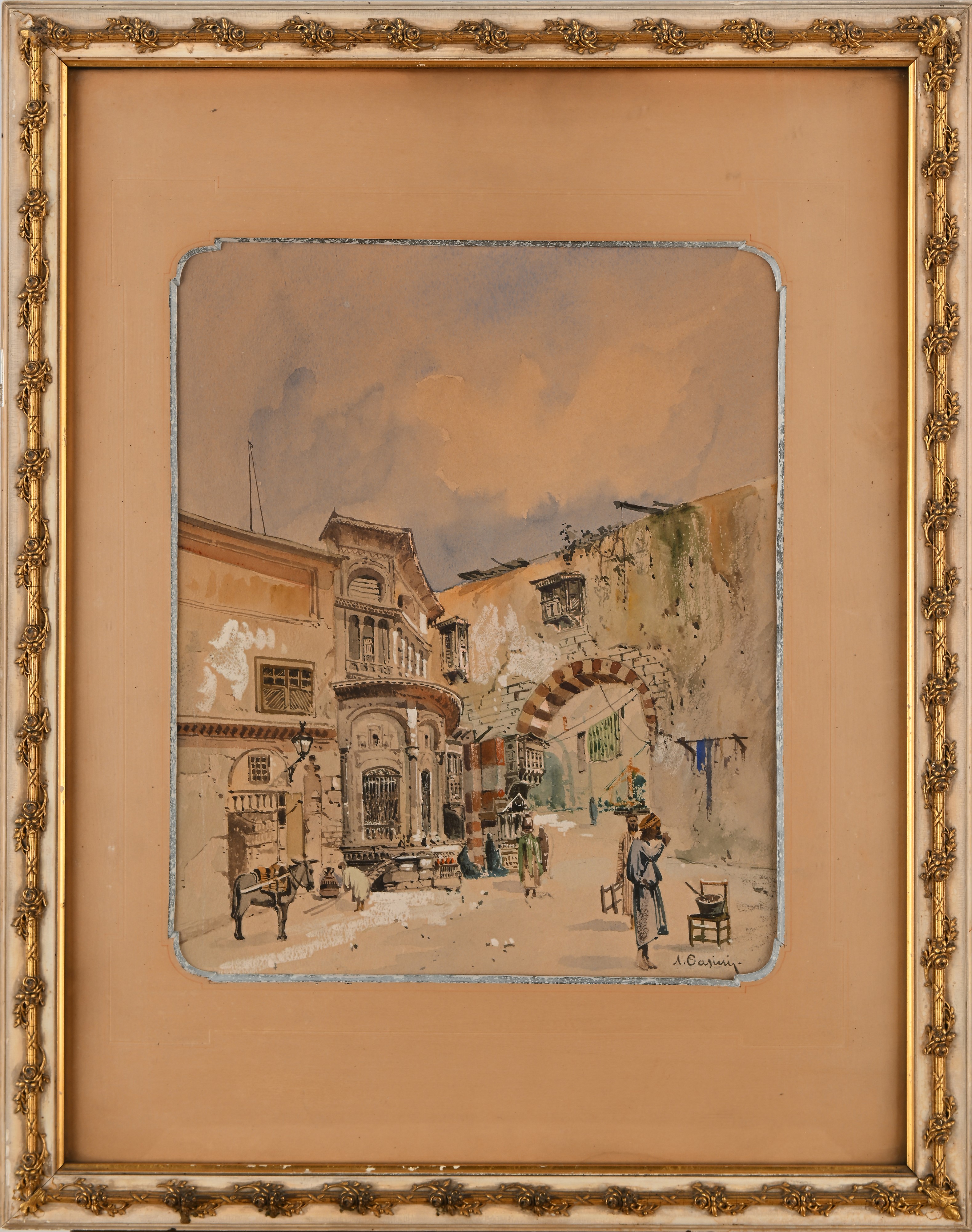 Alberto Pasini - Veduta di Istanbul
