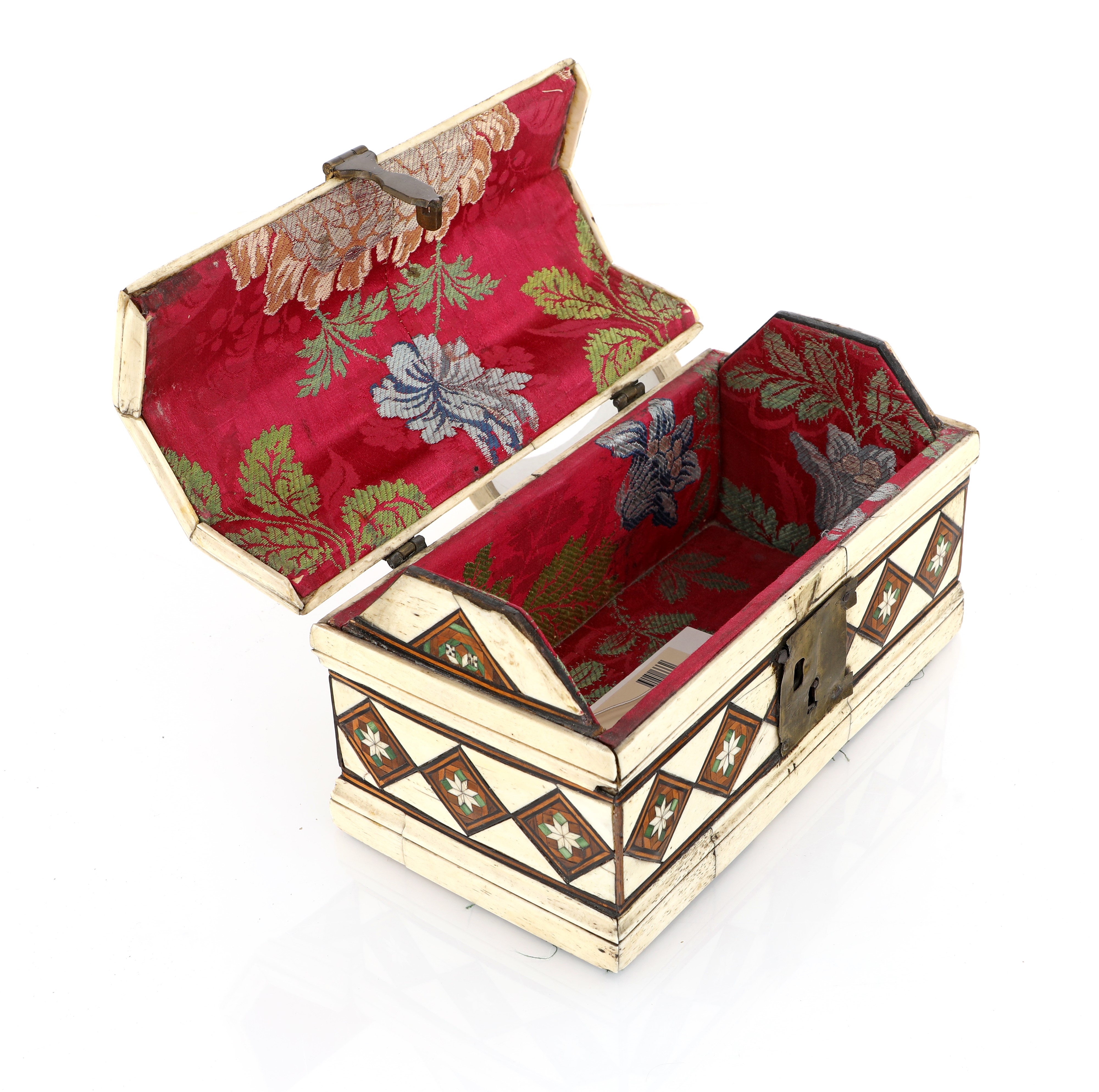 Scrigno in legno e osso naturale e tinto, bottega degli Embriachi, fine XV/inizi XVI secolo