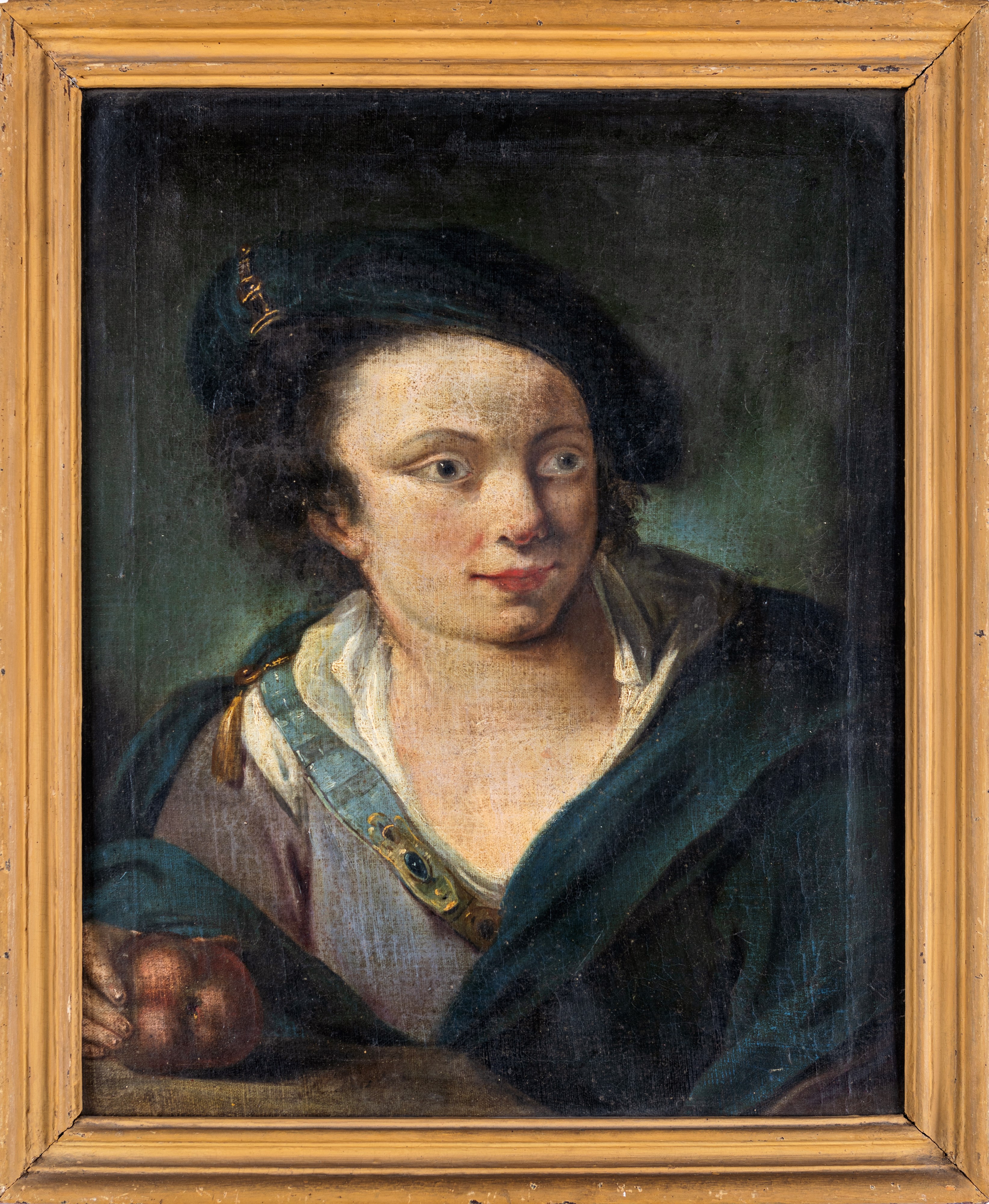 Giuseppe Nogari - Ritratto di Gentiluomo con Mela