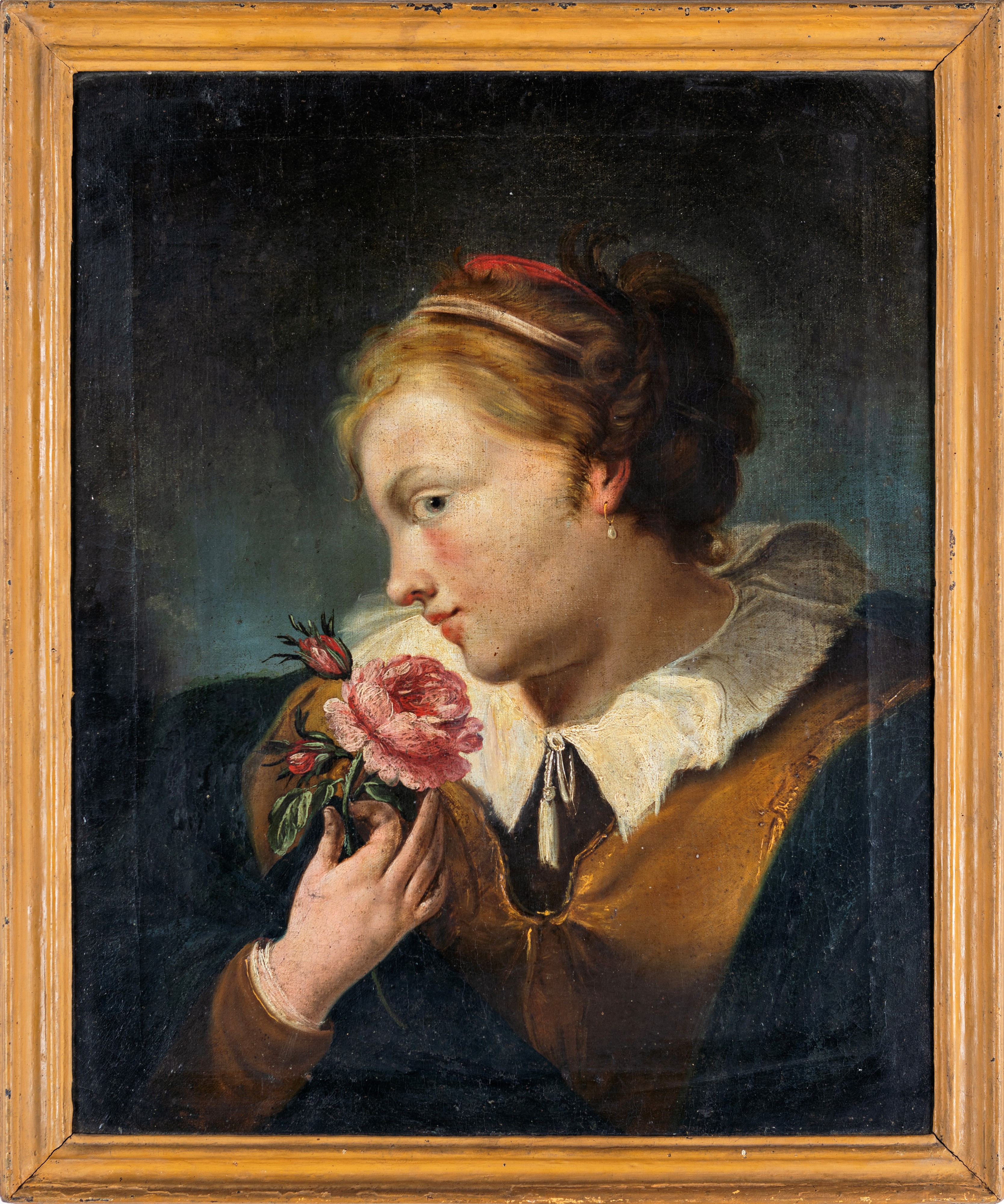 Giuseppe Nogari - Dama con Fiore