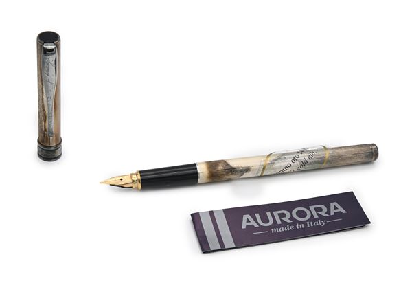 Aurora - Penna stilografica in argento 925/000