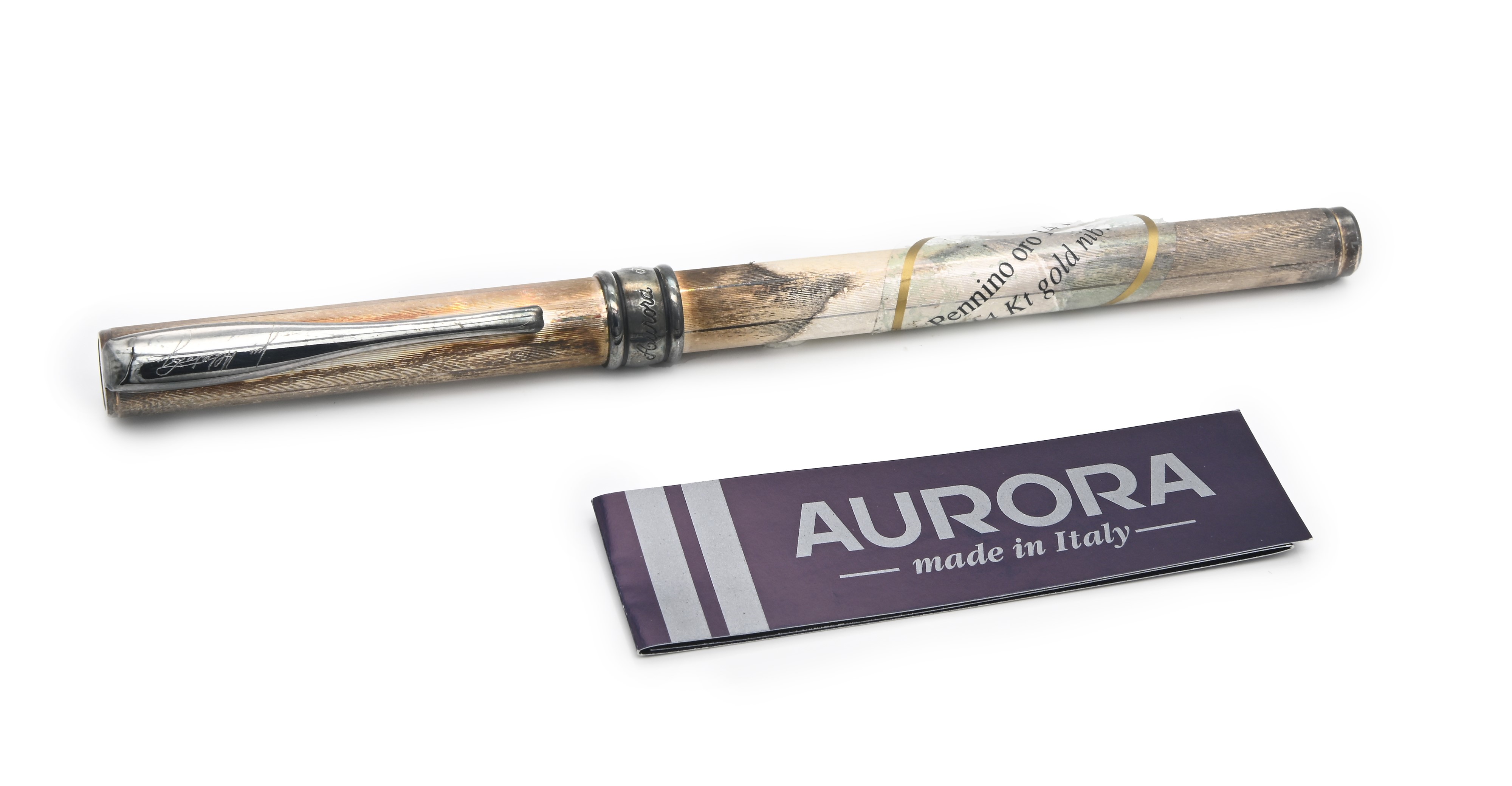 Aurora - Penna Stilografica in Argento 925/000