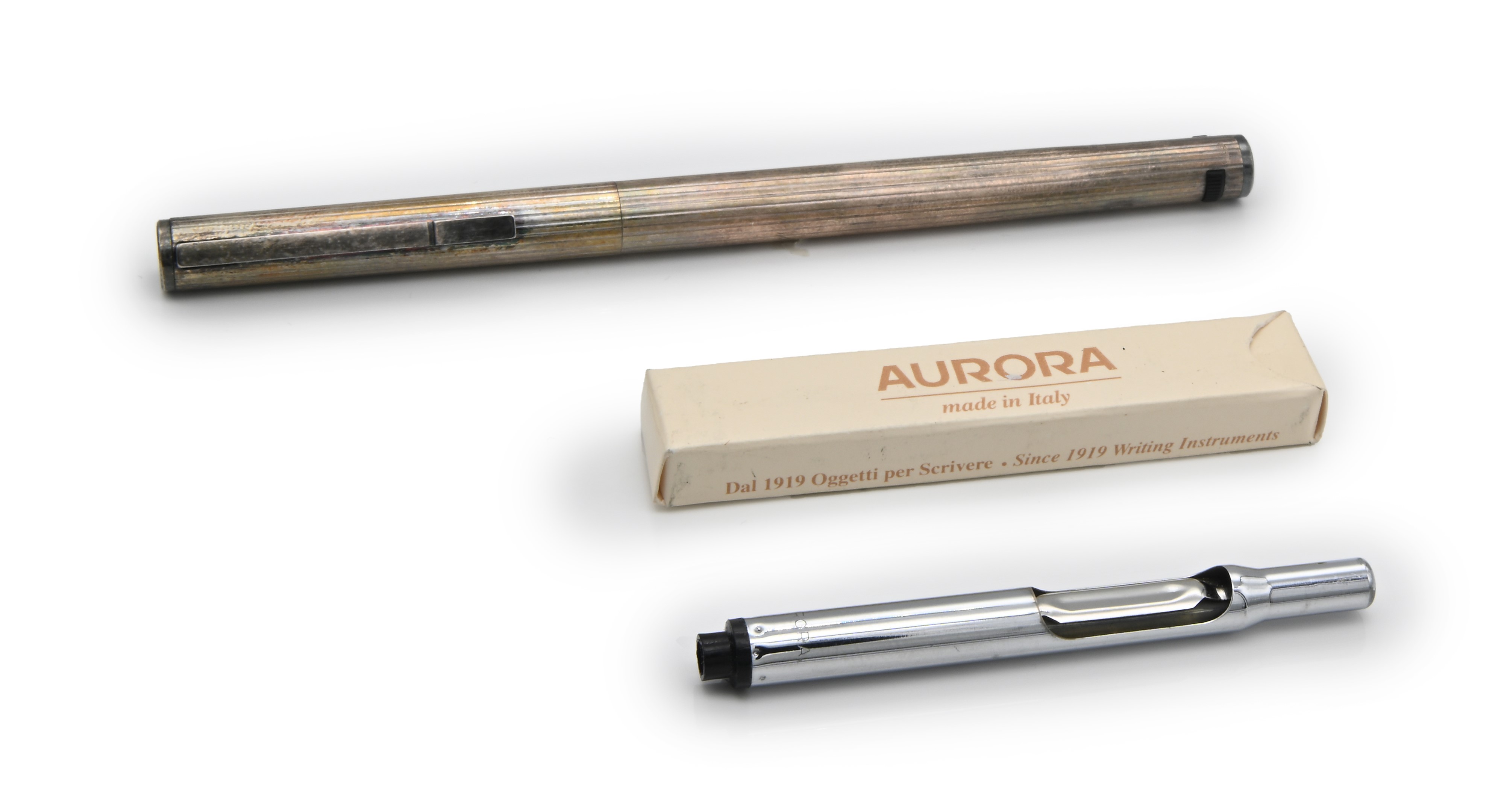 Aurora Hastil - Penna Stilografica in Argento 925/000