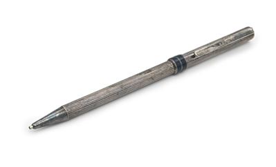 Aurora Marco Polo - Penna a Sfera in Argento 925/000 e Smalto Blu