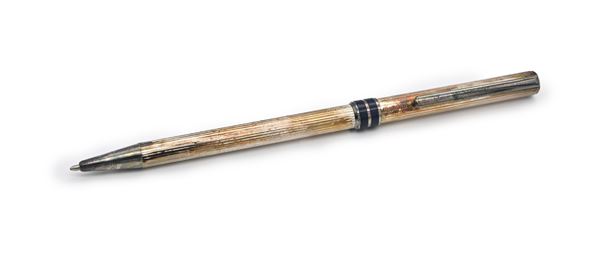 Aurora Marco Polo - Penna a sfera in argento 925/000 e smalto blu