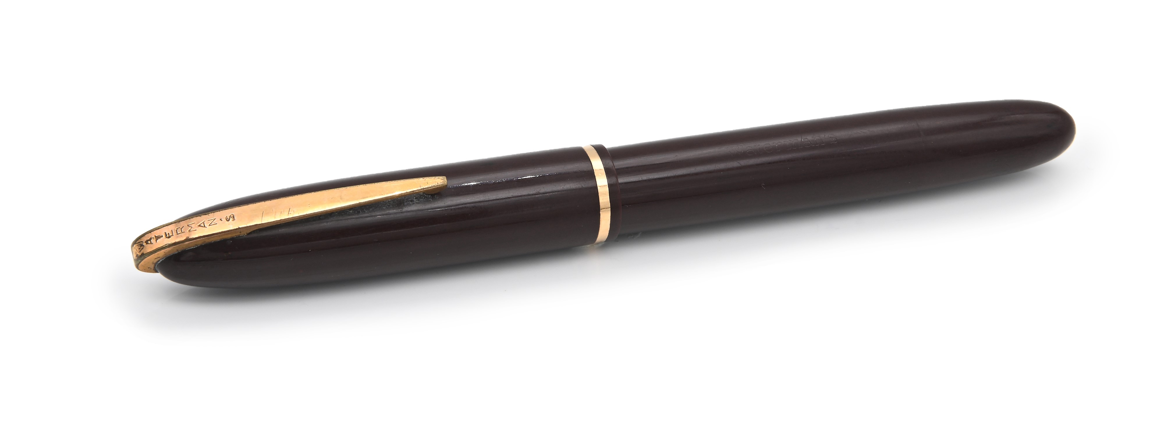 Waterman - Penna Stilografica in Vernice con Particolari Dorati
