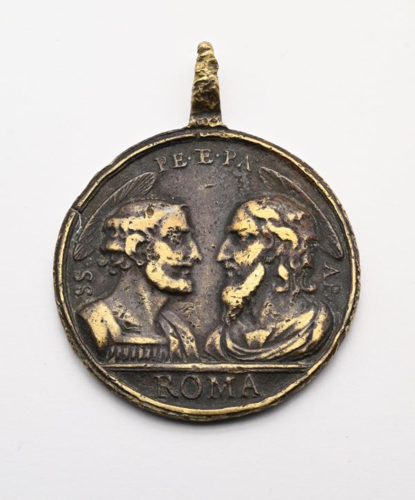 Stato Pontificio - Medaglia coniata in Bronzo per il Giubileo 1750 (opus Hamerani)