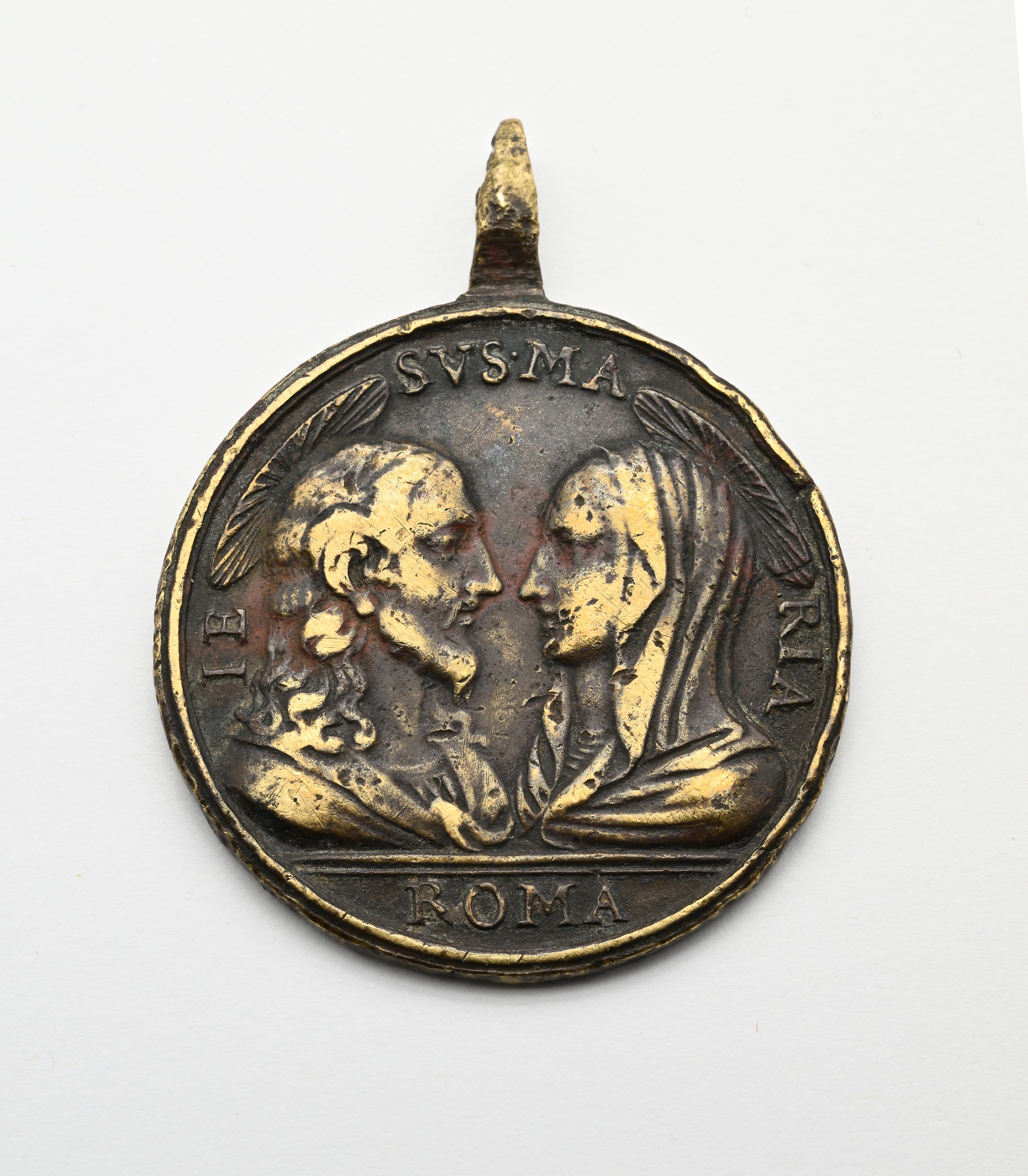 Medaglia coniata in bronzo per il Giubileo del 1750 (opus Hamerani)
