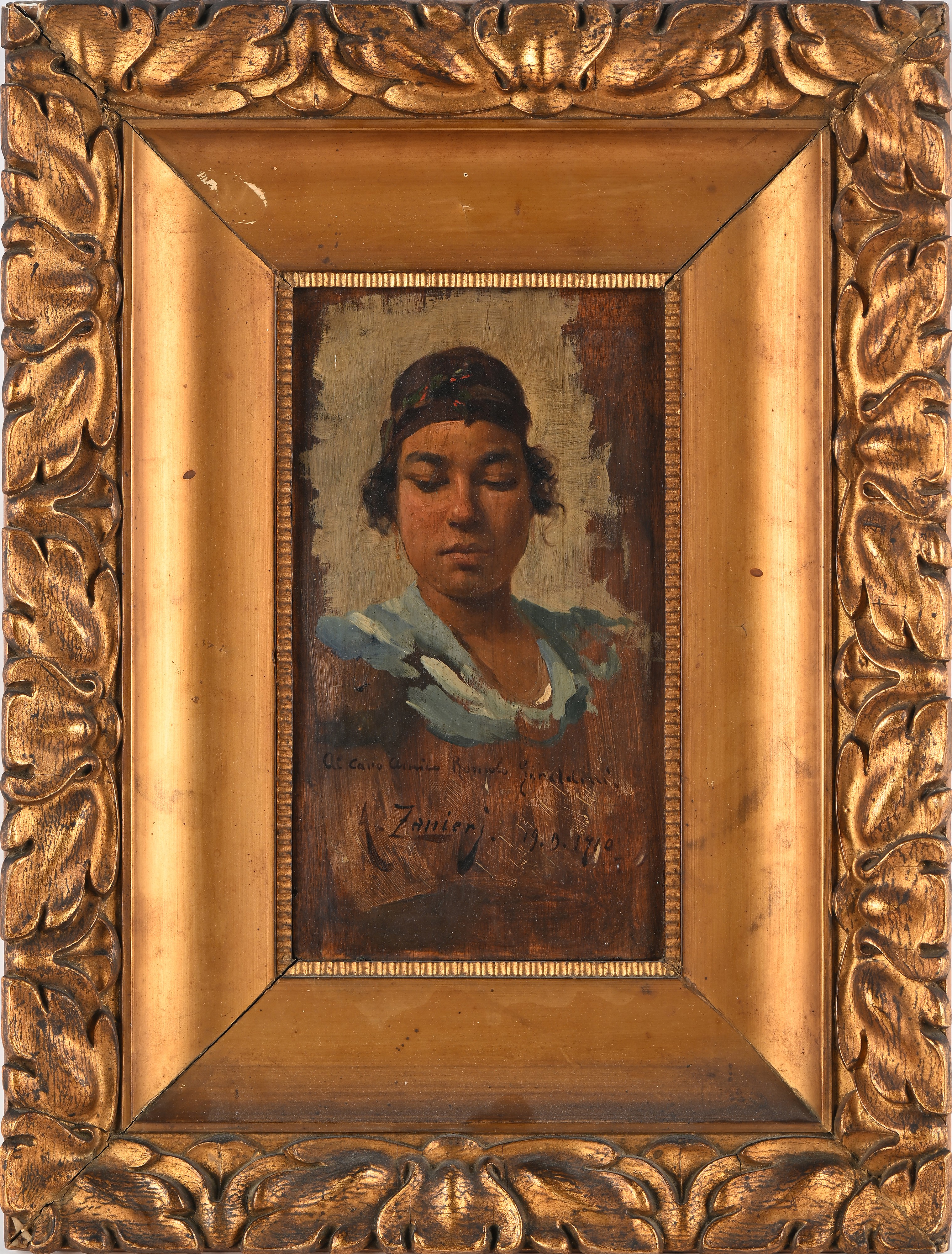 Arturo Zanieri - Ritratto in Azzurro
