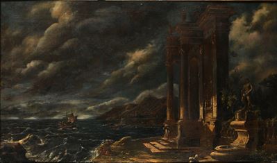 Tempesta Marina con Rovine Classiche