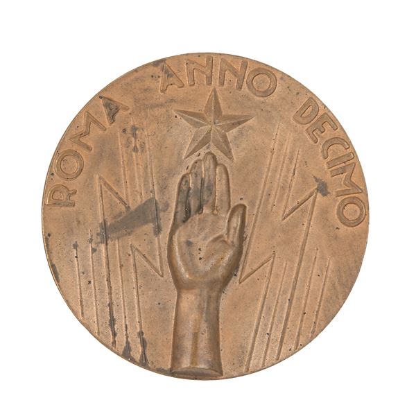 Ernesto  Michahelles Thayaht - Ernesto Michahelles detto Thayaht - Medaglia di bronzo della Prima Adunata Professionisti e Artisti Fascisti Roma Anno X 