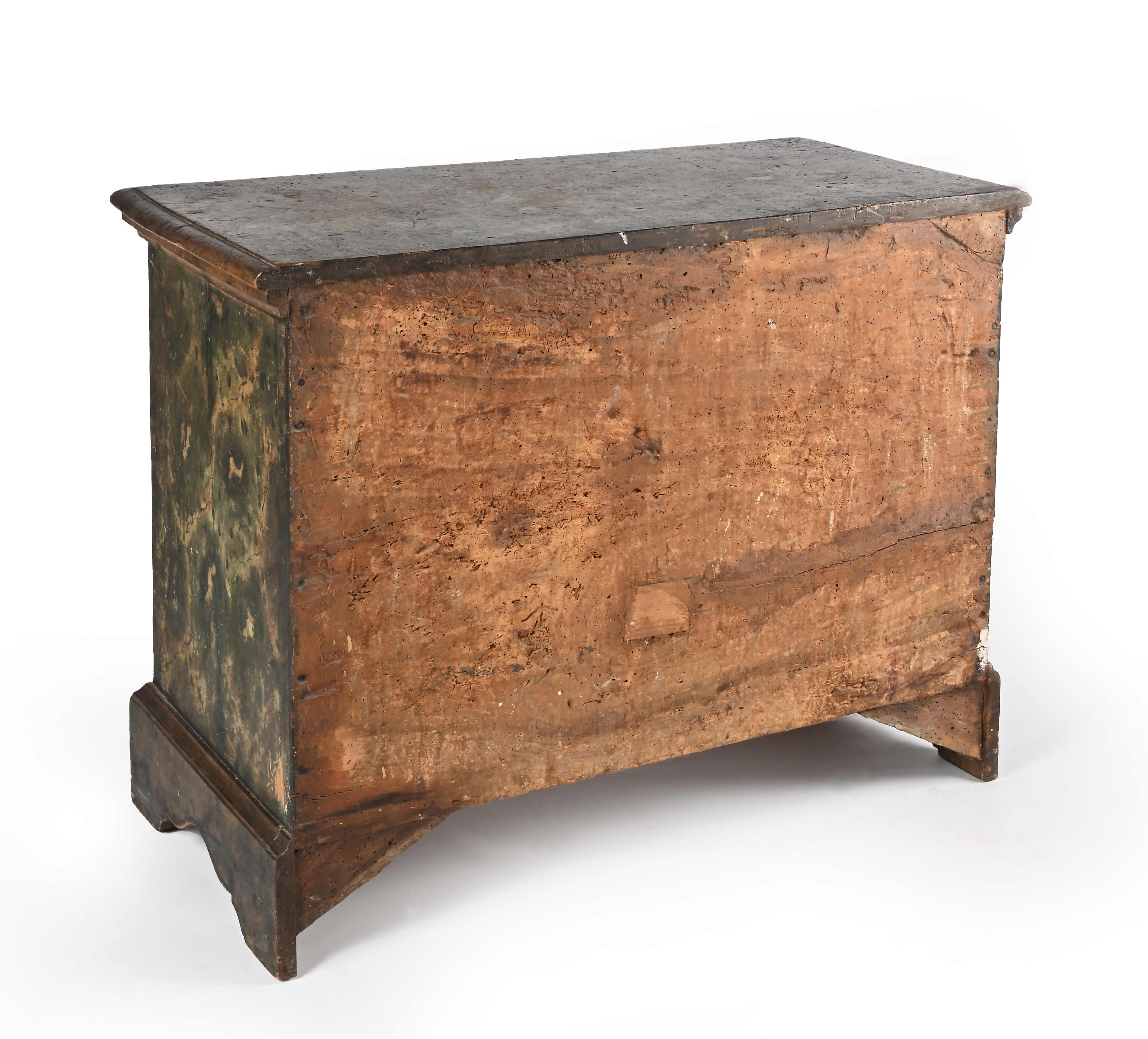 Cassettone in legno laccato a due cassetti