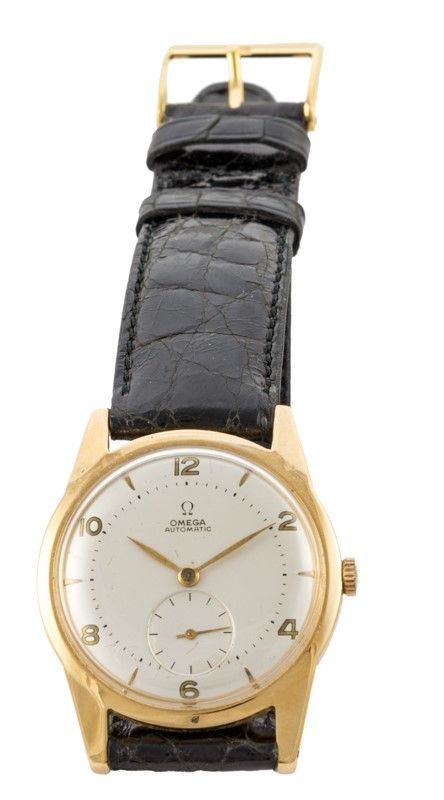 Orologio Omega Cassa Oro Cinturino Cocco Carica Manuale