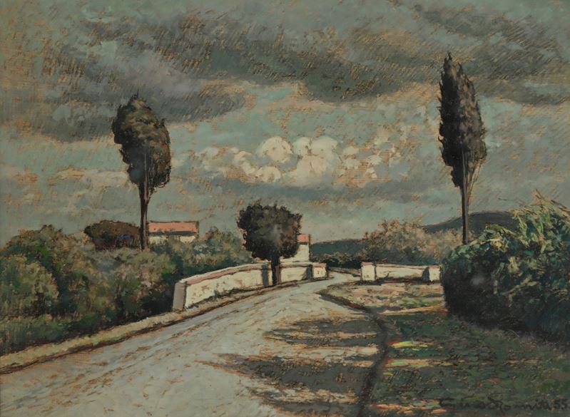 Gino Romiti - Paesaggio Livornese