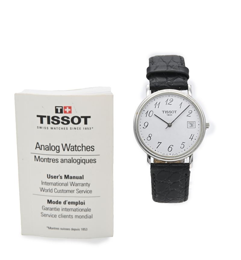 Tissot 870/970 - Orologio da Polso al Quarzo da Uomo in Acciaio con Datario