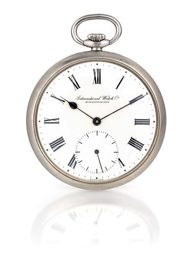 Iwc - Orologio da Tasca in Acciaio