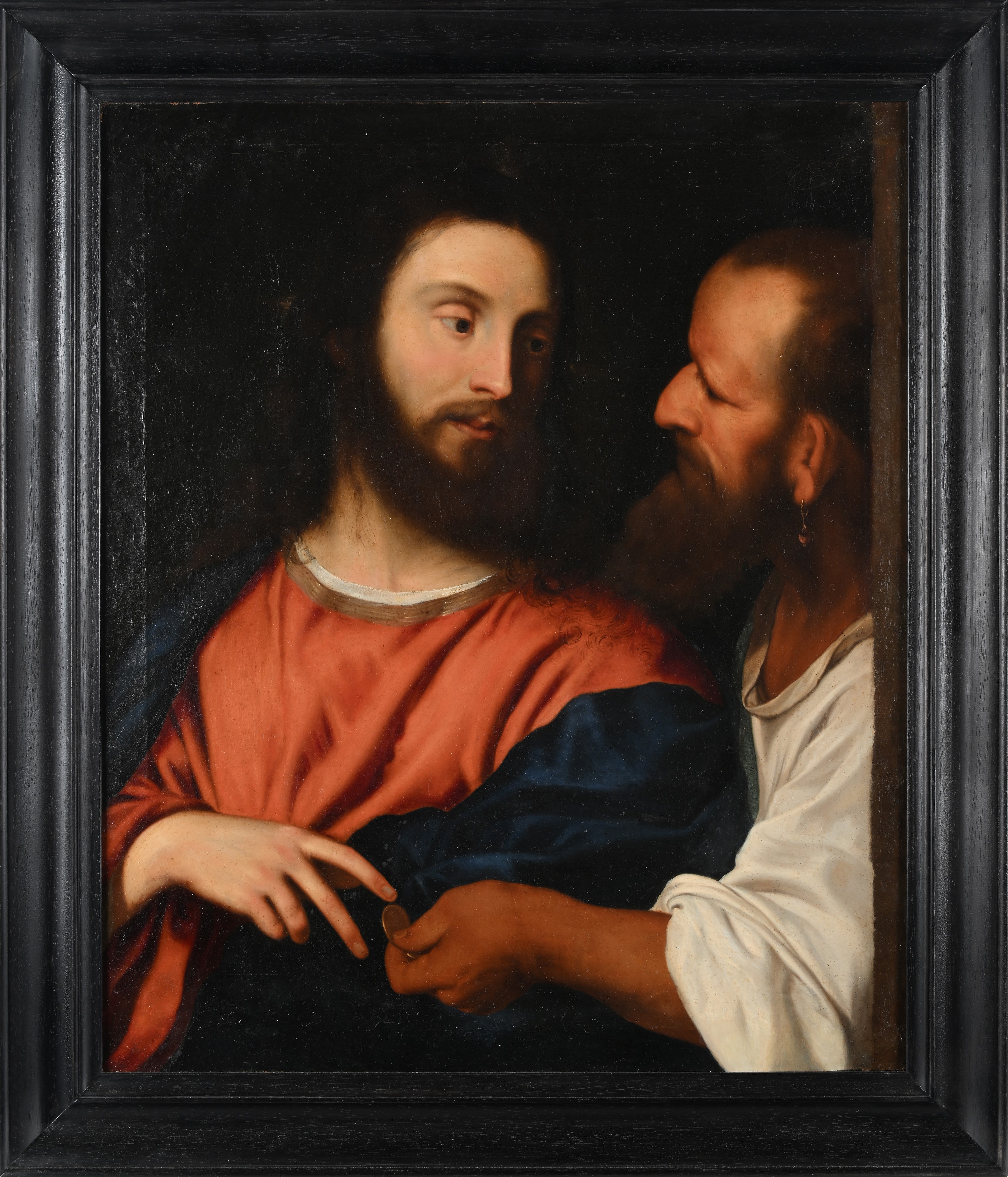 Scuola Veneta del XVIII Secolo - Cristo della Moneta da Tiziano