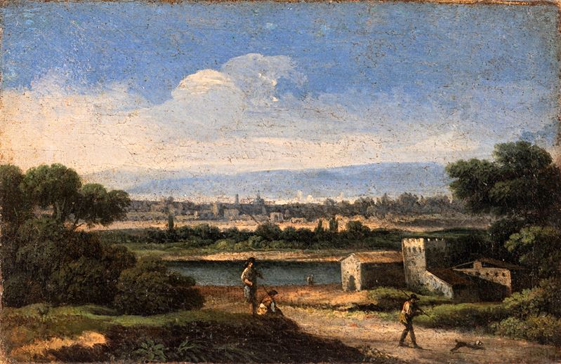 Scuola Italiana del XVIII Secolo - Veduta di Firenze