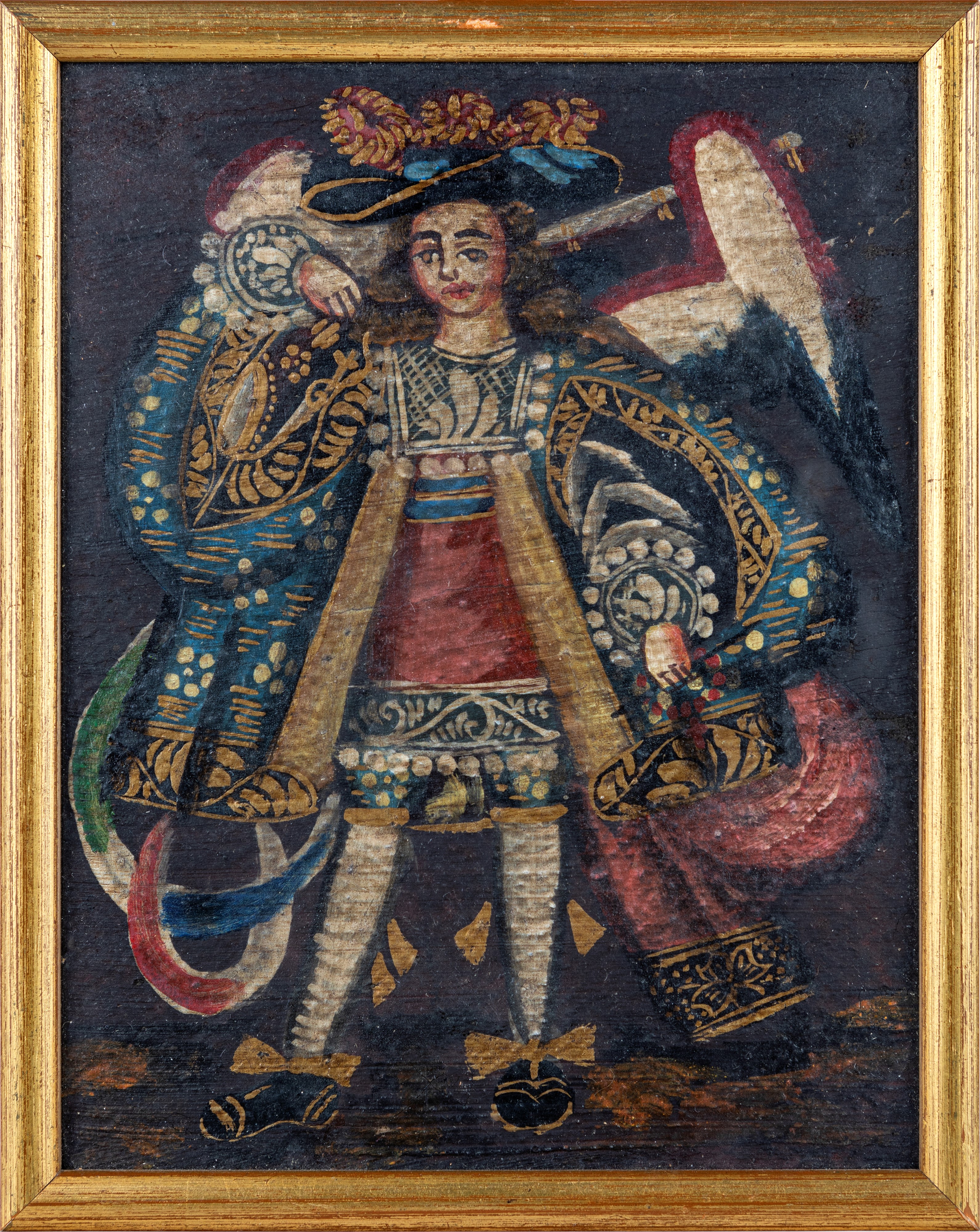Tre Dipinti "angeli" di Cutzco