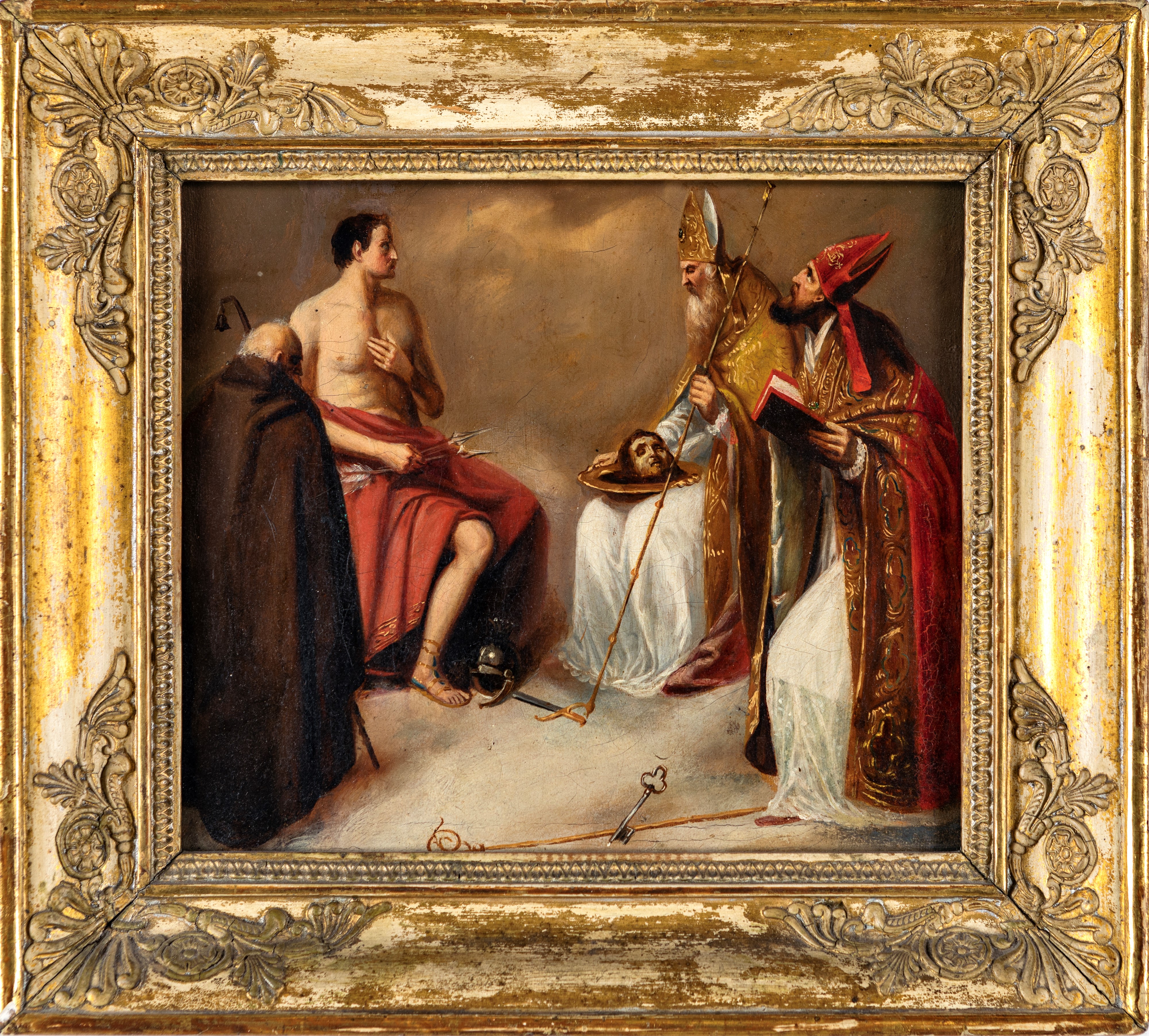 Andrea Appiani il Giovane - San Pietro e San Paolo Presentano la Testa del Battista a San Sebasti...