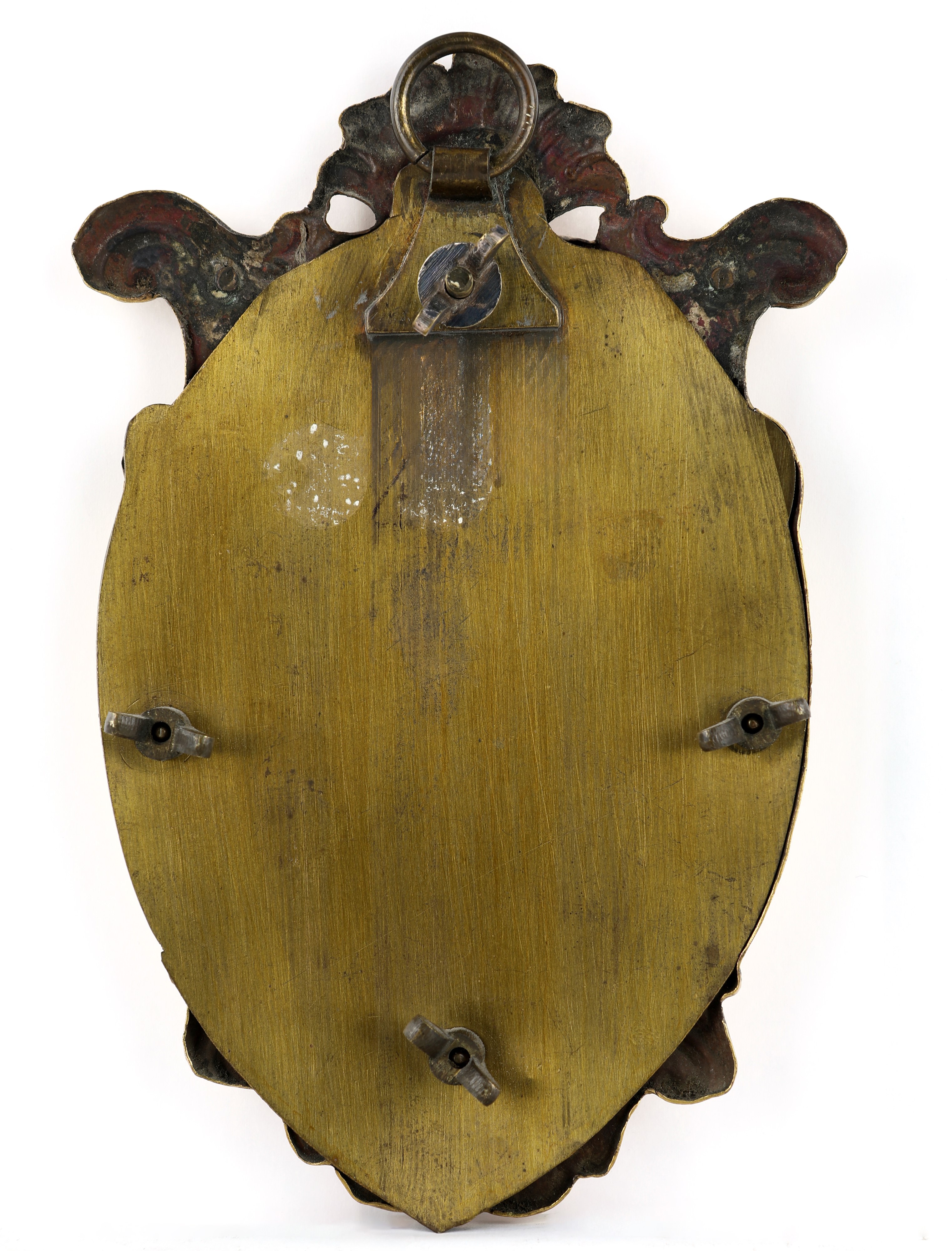 Nobildonna in abito rosso bordato di ermellino