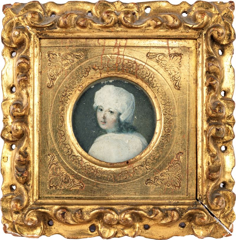 Miniaturista del XIX Secolo - Beatrice Cenci