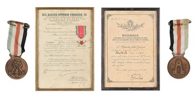 Insegna da Cavaliere Dell'ordine Coloniale della Stella D'italia in Metallo Dorato e Smaltato con...