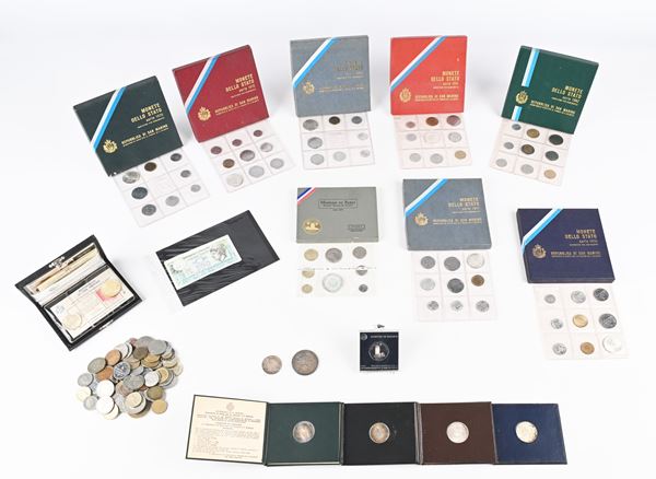 Lotto monete di San Marino, Repubblica Italiana ed estere