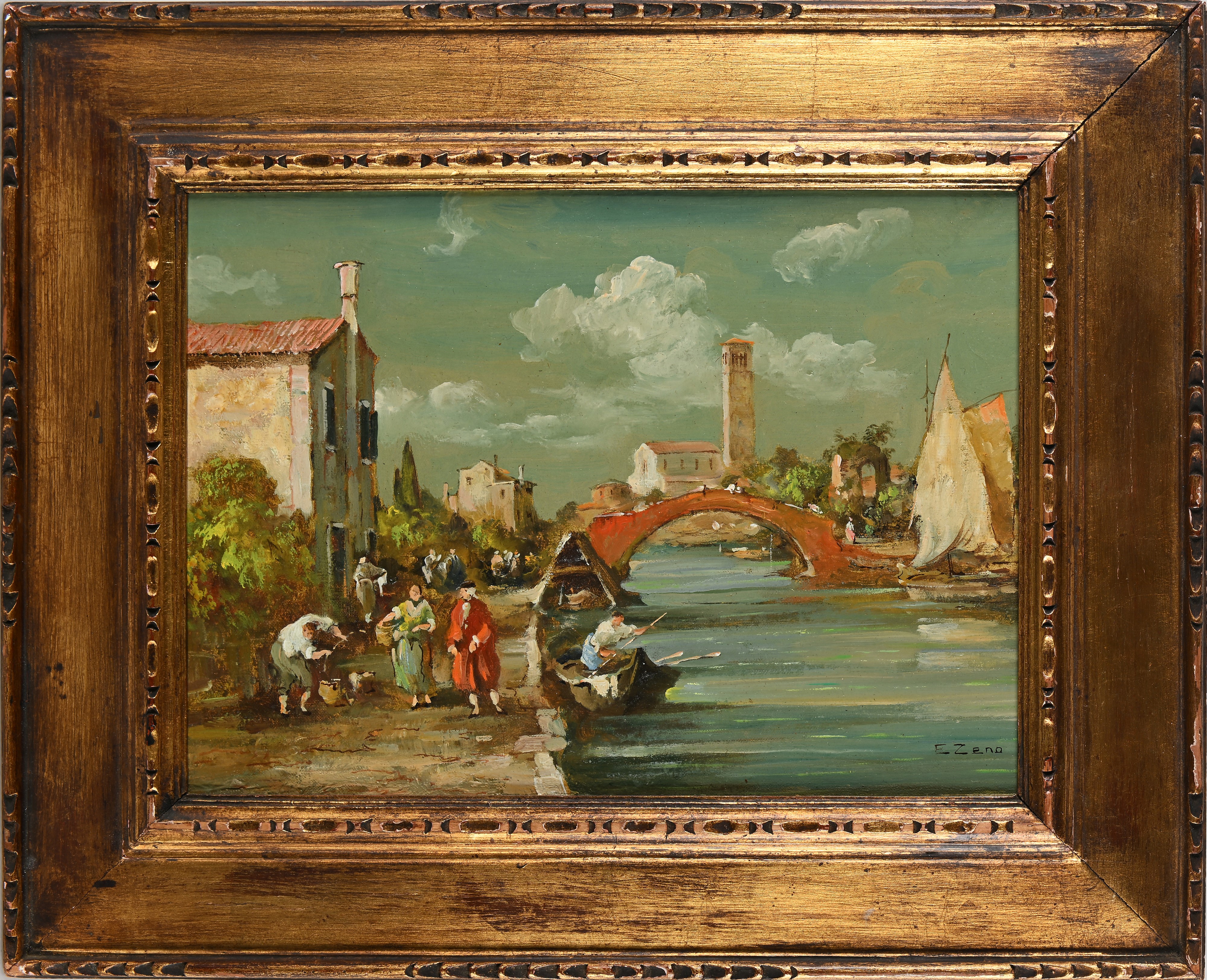 E. Zeno (eugenio Bonivento) - Veduta Veneziana