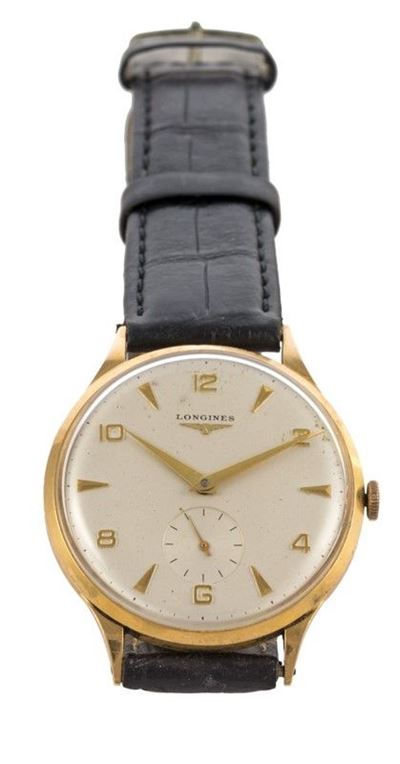 Orologio Longines Cassa Oro Cinturino in Pelle D.MM.36