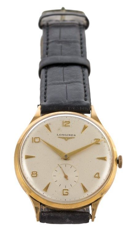Orologio Longines Cassa Oro Cinturino in Pelle D.MM.36