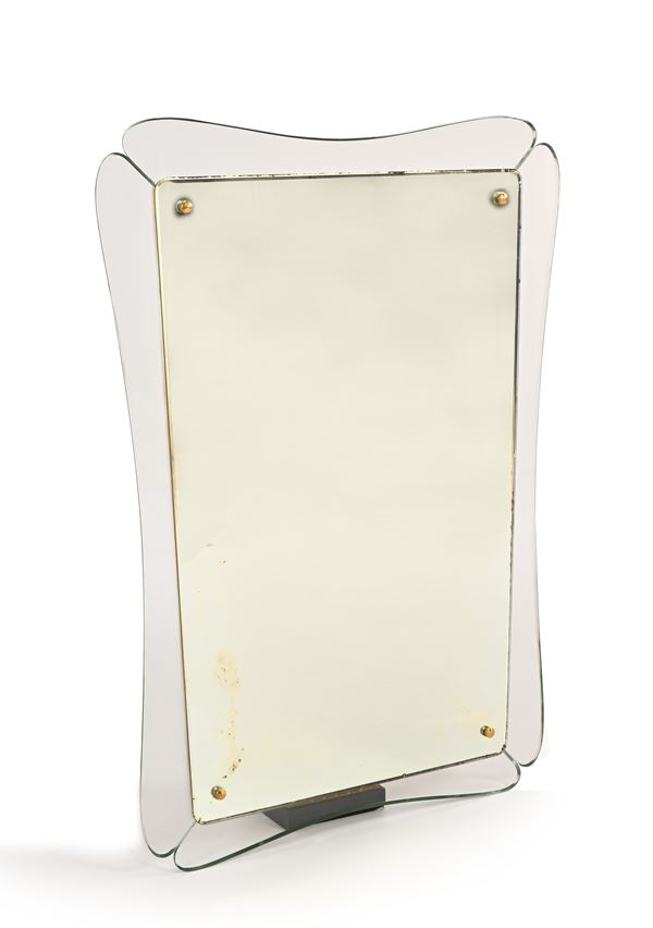 Specchiera con cornice in vetro