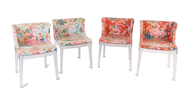Philippe Starck - Set di 4 Sedie Mademoiselle Produzione Kartell