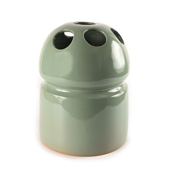 Portaombrelli in ceramica verde