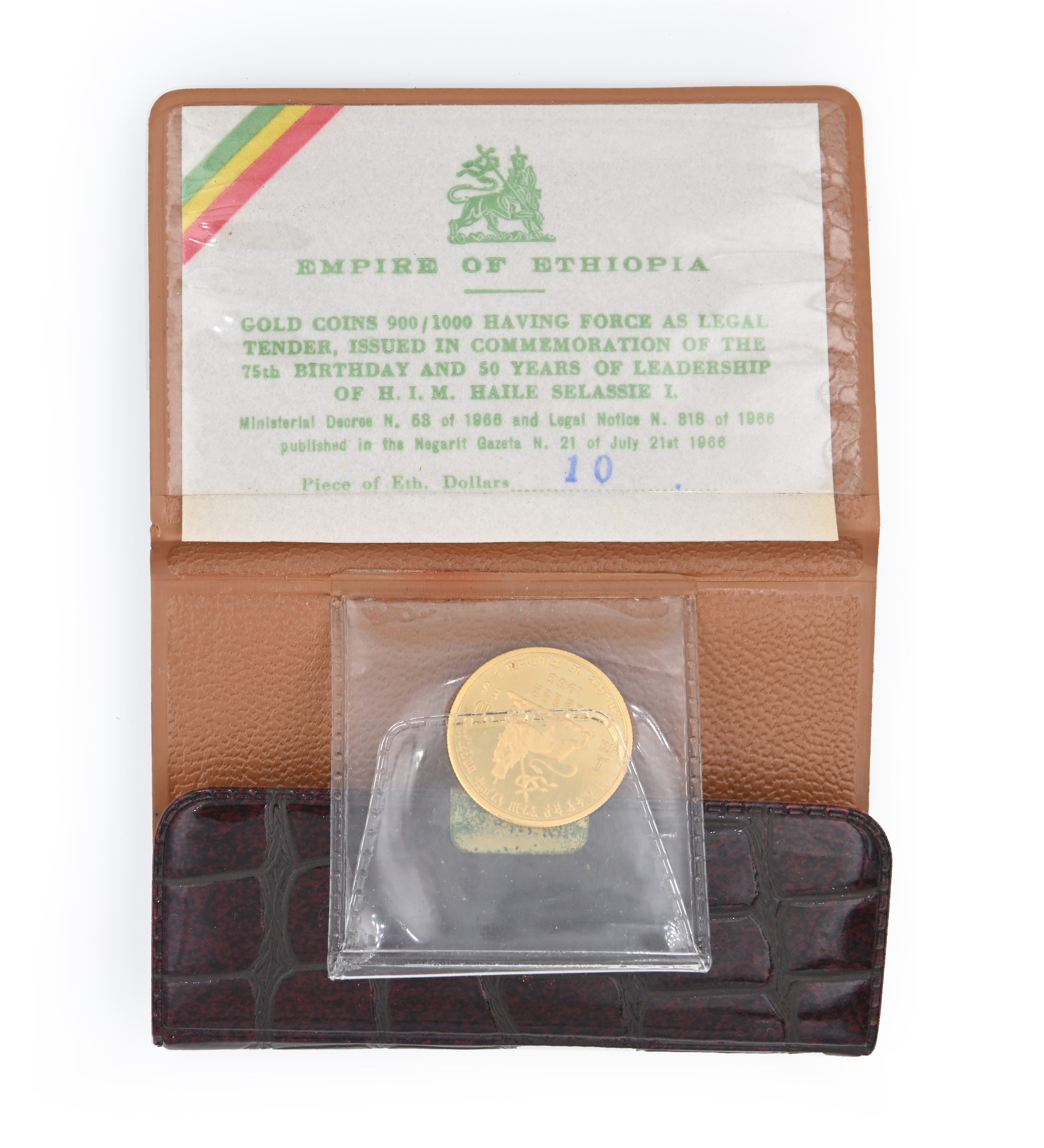 10 Dollari 1966 Etiopia